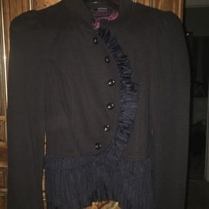 FREE PEOPLE Boho Black Blazer